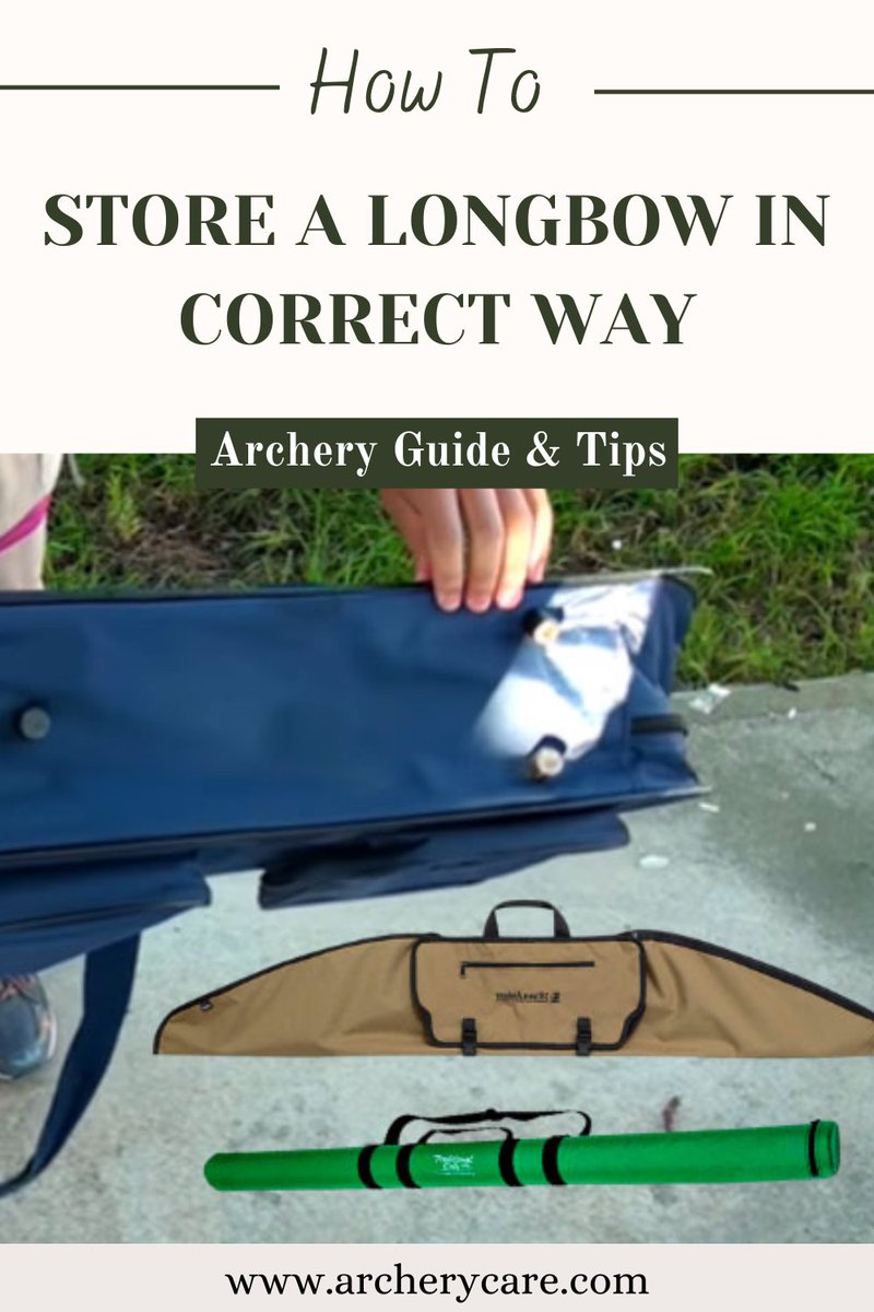 archerycare's tweet photo. Here are the different ways to store a longbow properly so that your bowstring does not stretch. #storingbow #storinglongbow #longbowstoring #longbow #bowstring #storeabow #bowcase #bowbags #longbowcase https://t.co/NJZLRRU88U