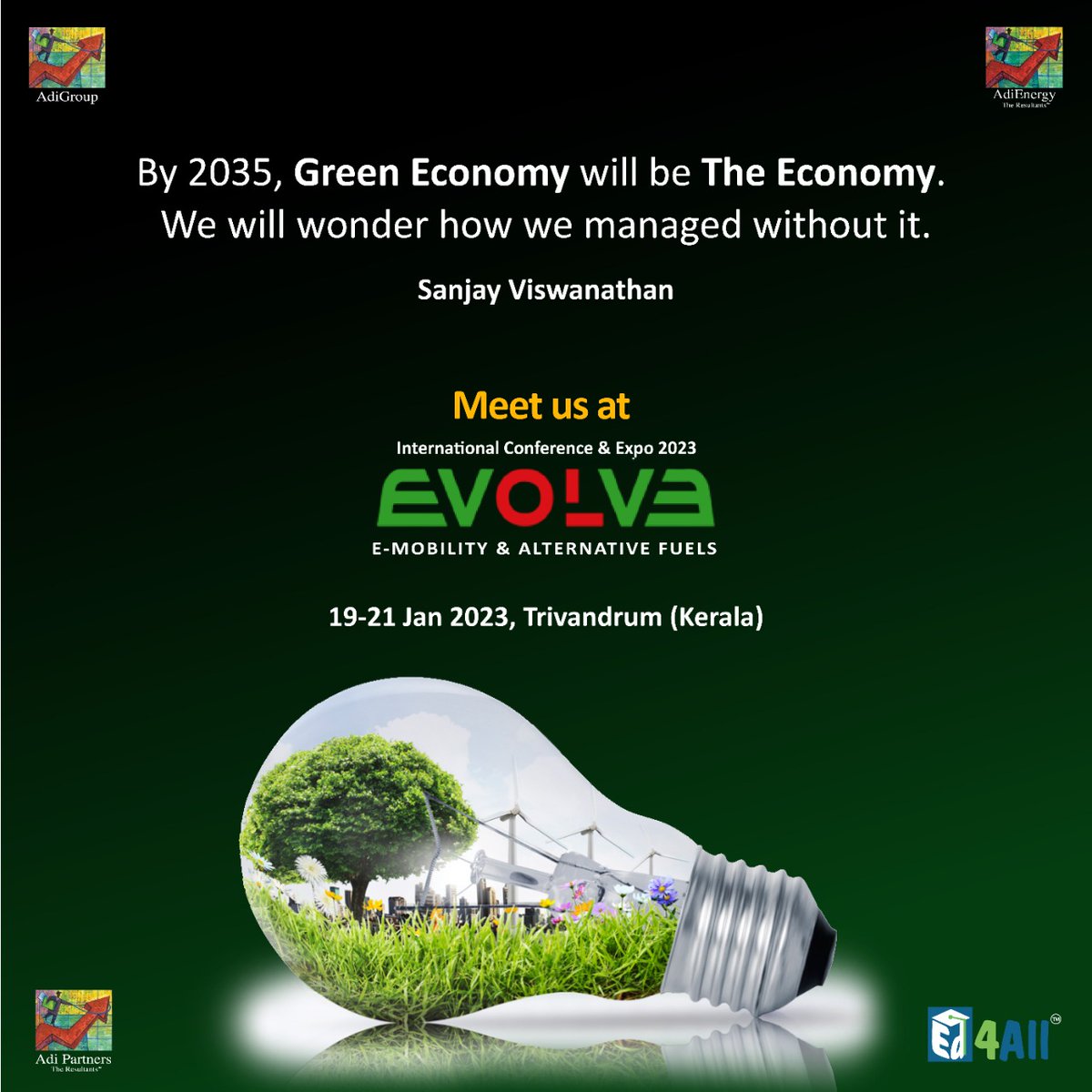 Bleap_Ed4All's tweet photo. By 2035, Green Economy will be The Economy. We will wonder how we managed without it.

 #ecofriendly #zerowaste #Sustainability 

@SanjayViswa https://t.co/XRjDCNh850