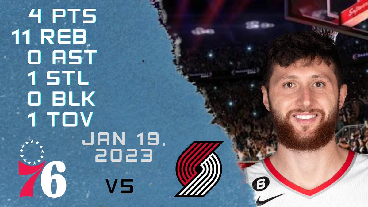 Jusuf Nurkic NBA highlights BLAZERS vs 76ERS 19-01-2023 REGULAR SEASON https://t.co/Sr0YpHbNtz

Follow us for more  highlights!!

#JusufNurkic #Jusuf #Nurkic #NBAREGULARSEASON #nbahighlights #basketball #portland #trail #blazers https://t.co/DRVW1nlcF7