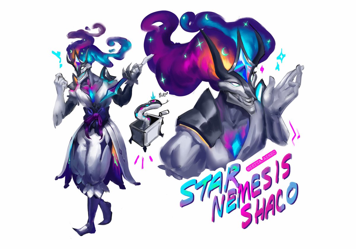 Star Nemesis Shaco concept!

#art #digitalart #skinconcept #LeagueOfLegends #ArtofLegends #shaco