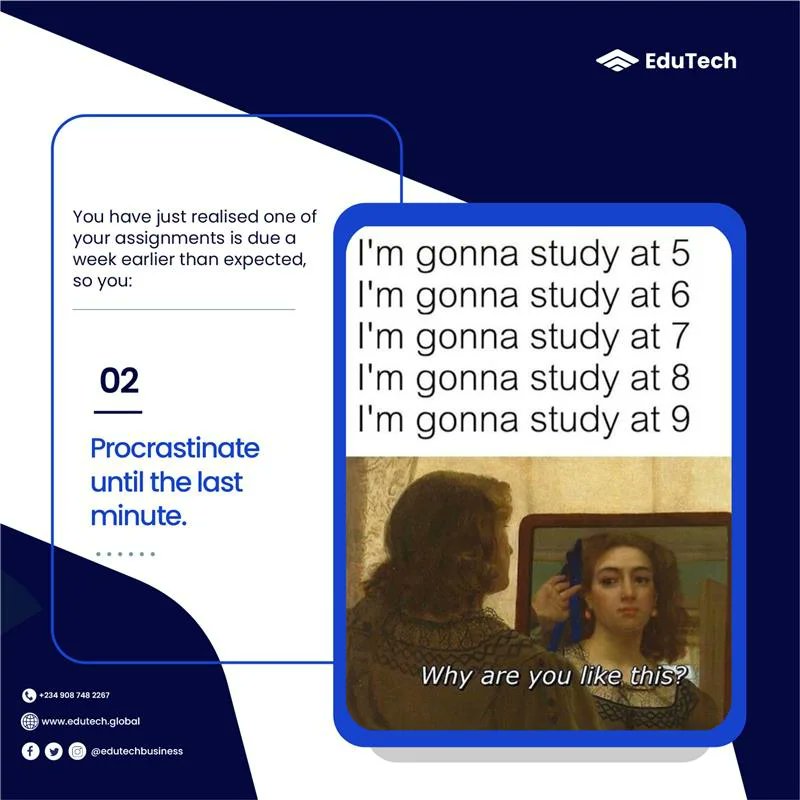 edutechbusiness's tweet image. Because I&apos;m a good student I&apos;m number 4  😃
Which one are you?
Let&apos;s hear your thoughts in the comments section👇🏾

#friday #funtrivia #trivia #edutech