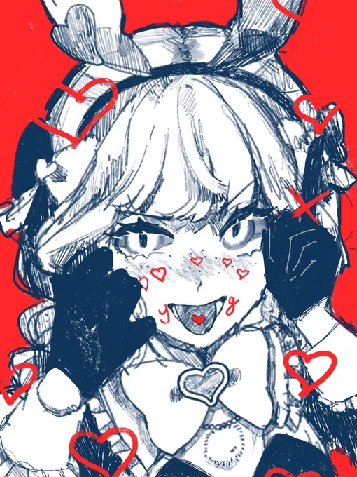 今回のブラックラビットだーーーーーーーーいすきなのだ!!!匙祈願絵わんどろ+α!!! 
