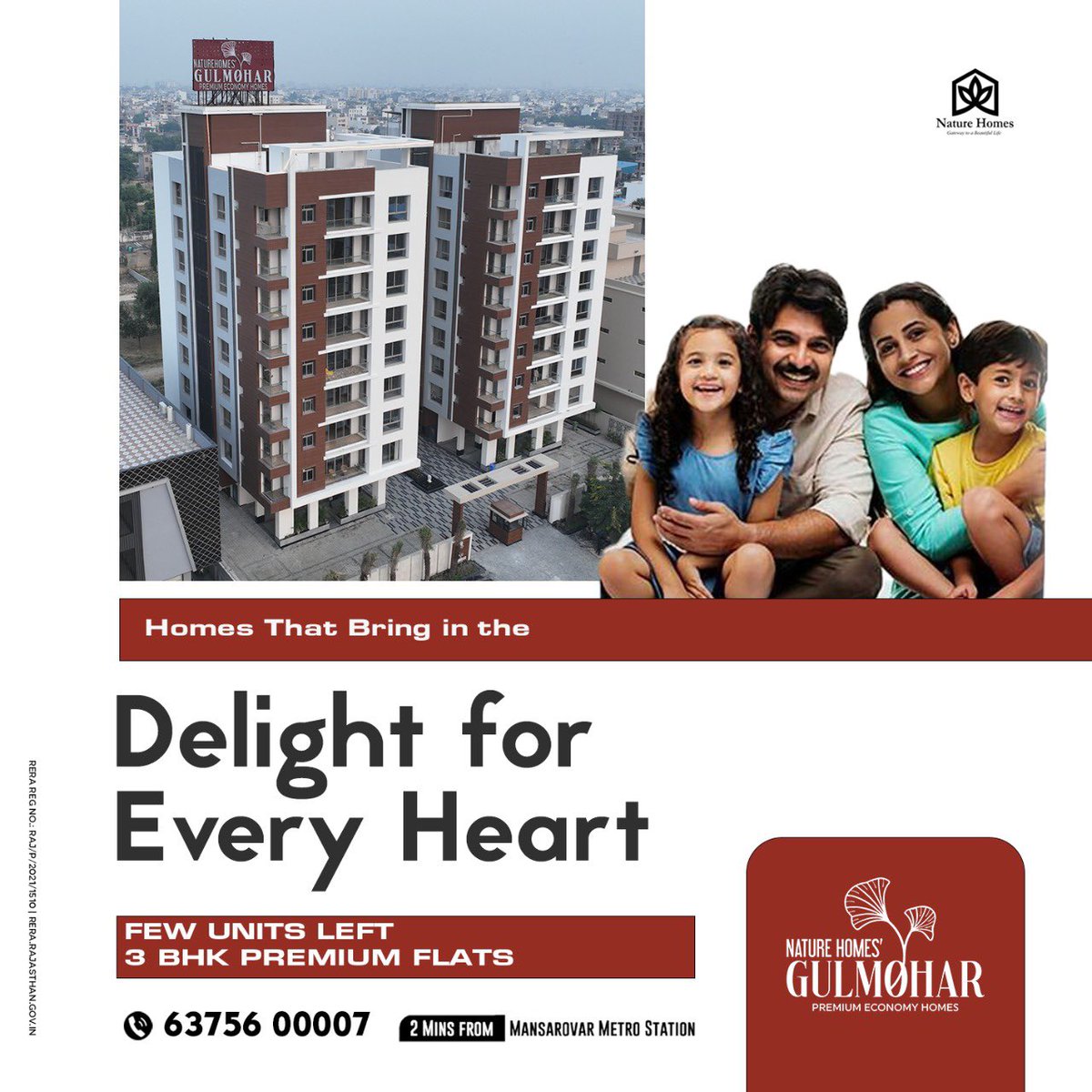 naturehomespace's tweet photo. Indulge in gorgeous views and luxurious amenities with Nature Homes.

|| Nature Homes || • 3BHK flats starting from ₹88 Lacs (Inclusive of Maintenance, Car Parking, GST, Club House Charges)

Call us at : 6375600007
Email : info@naturehomes.in
Website : https://t.co/73510Ru2S3 https://t.co/a5vksP1aPl