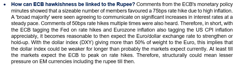 arjungn80's tweet photo. #ECB #hawkishness has a clear link to how #RM #currencies and the #rupee would perform in the months ahead. https://t.co/EnpwhDIJJl