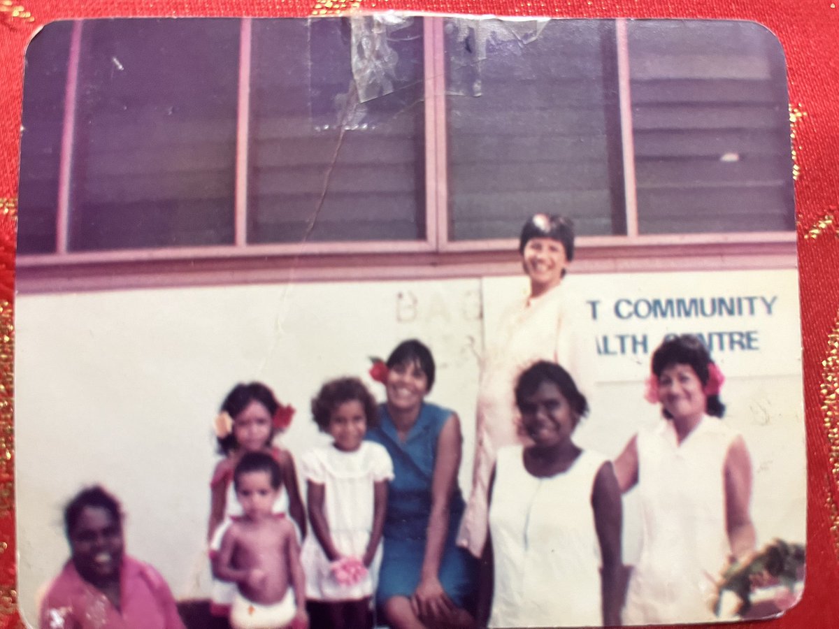 Look at this picture of my mum &amp; Aunties Bernie &amp; Dottie in the early days as Aboriginal Health Workers at Bagot Clinic, Bagot Community. Proud &amp; inspired by these ladies all my life. Mum was awarded the Lifetime Achievement Award for her service to Aboriginal Health