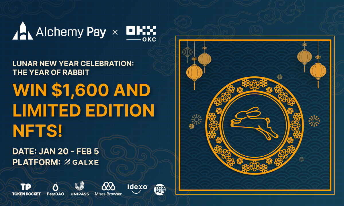 To celebrate Lunar New Year, <a href="/AlchemyPay/">Alchemy Pay|$ACH: Fiat-Crypto Payment Gateway</a>, <a href="/OKCNetwork/">OKT Chain ⚛🕸</a>, <a href="/TokenPocket_TP/">TokenPocket</a> , <a href="/PearDAOReal/">PearDAO</a>, <a href="/UniPassID/">UniPass | New Handle @UniPassWallet</a> , <a href="/Mises001/">Mises</a> , <a href="/idexo_io/">idexo</a>, and <a href="/tofuNFT/">tofuNFT📛The largest multichain NFT marketplace</a> have prepared a special gift for community members!

🧧$1600 Tokens + Exclusive #NFTs 

Complete the tasks now👇
galxe.com/AlchemyPay/cam…