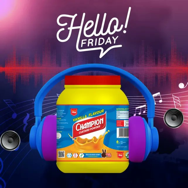 ChampionCustard's tweet photo. It's the weekend Champions๐ฅ๐ฅ๐ฅ
Happy Friday!
I hope your weekend is filled with lots of relaxation and creativity! ๐๐
#custardmadeforchampions #fridayweekend #championcustard https://t.co/IVxmEmeCvI