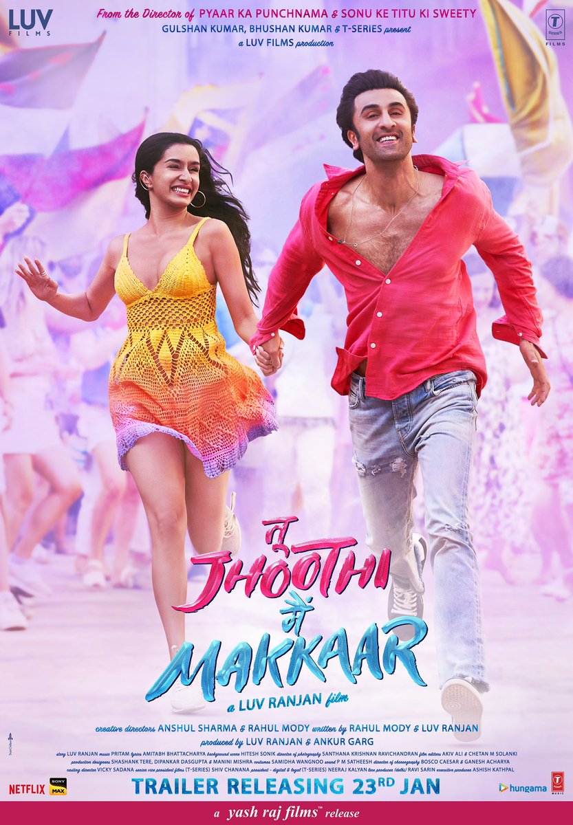 Objects in the picture are not as close as they appear...😉

#TuJhoothiMainMakkaar trailer out on 23rd Jan at 1 PM.

#RanbirKapoor <a href="/luv_ranjan/">Luv Ranjan</a>
#AnshulSharma <a href="/modyrahulmody/">Rahul Mody</a> <a href="/gargankur/">Ankur Garg</a> #BhushanKumar <a href="/LuvFilms/">𝕏ℝℙ 𝐍𝐨𝐭𝐢𝐟𝐢𝐜𝐚𝐭𝐢𝐨𝐧</a> <a href="/TSeries/">T-Series</a>