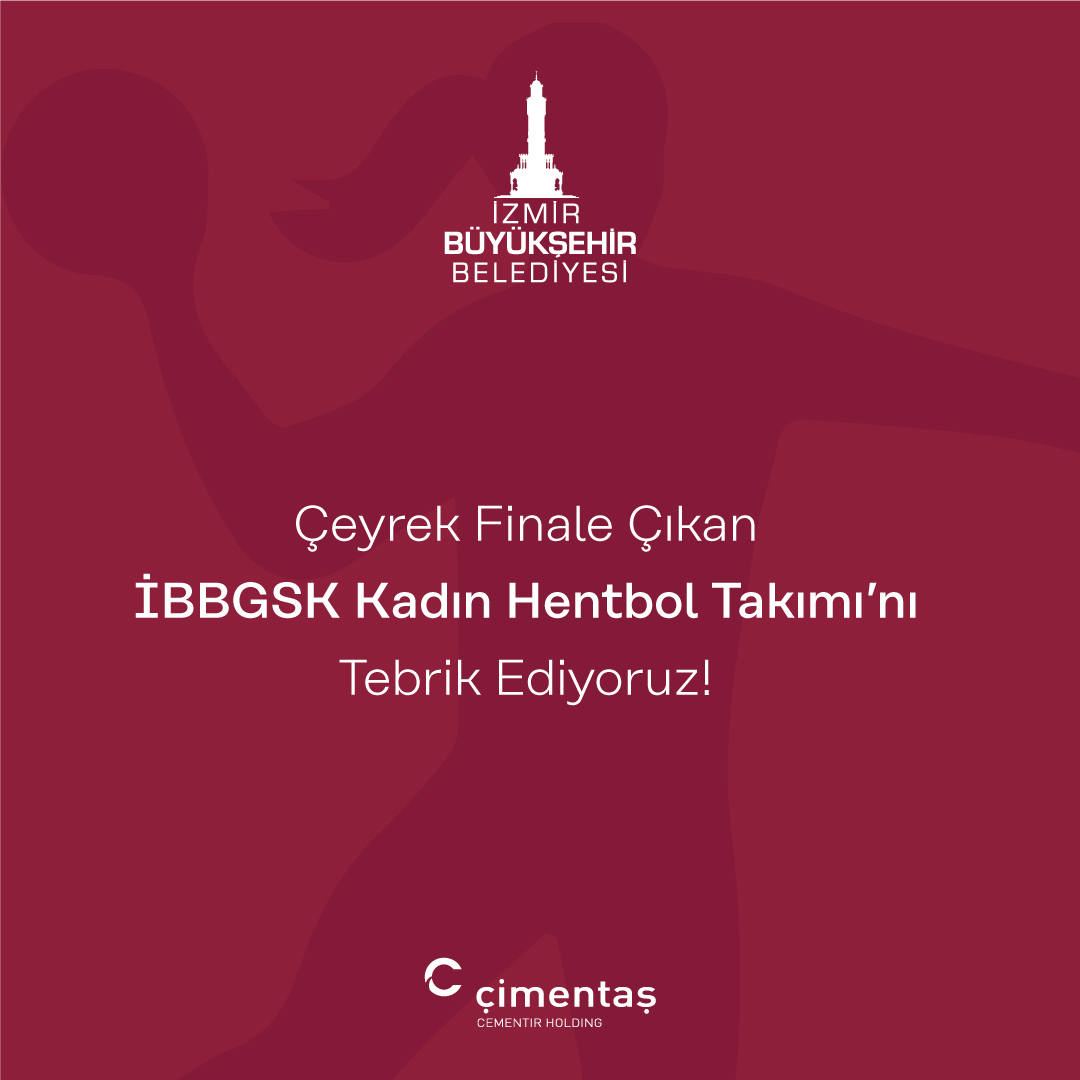 cimentastr's tweet photo. Destekçisi olduğumuz İBBGSK Hentbol Kadın Takımı Avrupa Kupasında Çeyrek Finalde. Kızlarımızla gurur duyuyoruz. Çimentaş olarak, kadının sporda daha çok rol alması için kadın sporuna verdiğimiz destek devam edecek. #Çimentaş #İBBGSK #Kadınhentbol #Avrupakupası #Gururluyuz https://t.co/CXv4ycG3uX