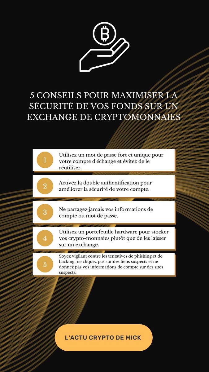 MickaelPesser's tweet photo. Protégez vos #cryptomonnaies avec ces 5 astuces de sécurité: #motdepassefort, #multifacteur, #sauvegarde, #hébergementhorsligne, #misesàjour régulières. #sécurité #crypto #bitcoin #blockchain https://t.co/EChKf4czb1
