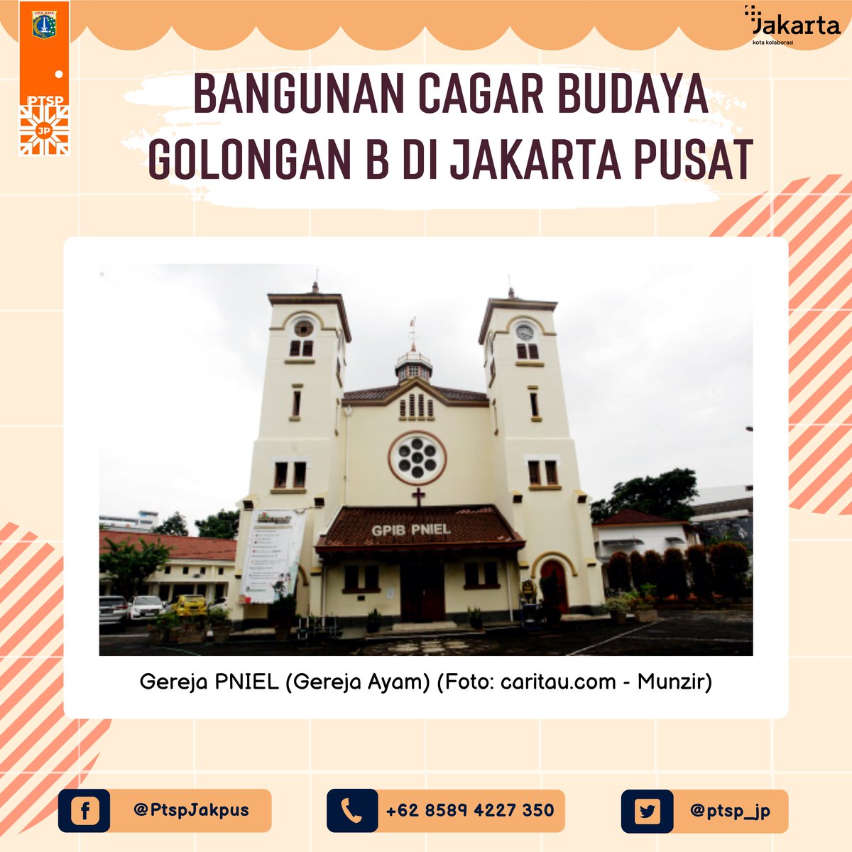 ptsp_jp's tweet photo. Nah ini untuk Bangunan Cagar Budaya Golongan B yang ada di Jakarta Pusat~ https://t.co/PCthFhm1o1