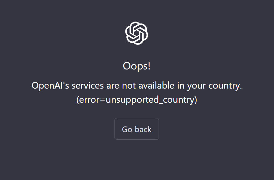 Vellit's tweet photo. @OpenAI you should rename yourself to RestrictedAI. 
"OpenAI’s mission is to ensure that artificial general intelligence benefits all of humanity. But a small bunch of 200 hundred millions humans are not completely humans. Khm, we are not racists btw" https://t.co/9IJ3vw24ih