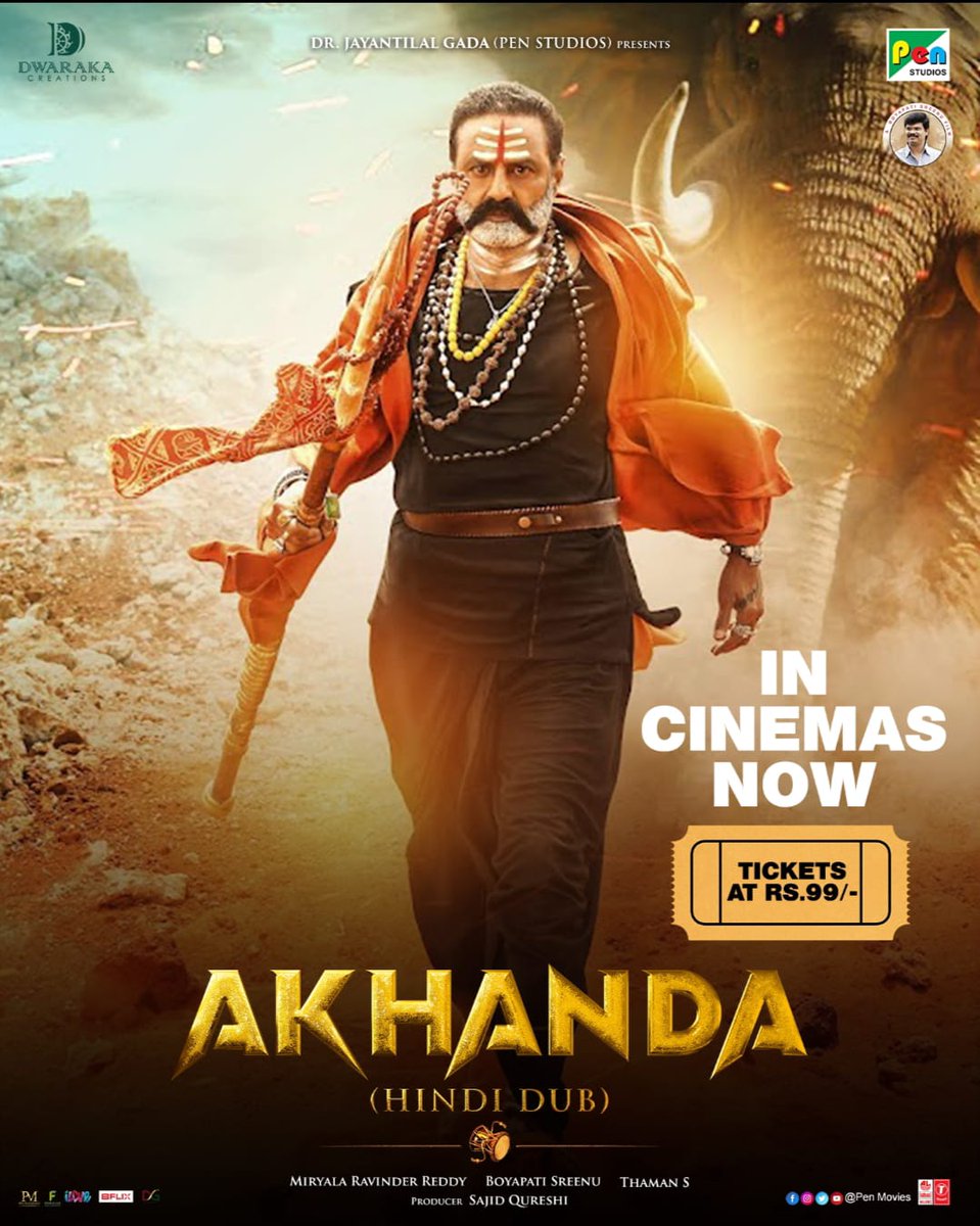 Harshh_chilu's tweet image. Main to yah movie dekhne jarur jaunga mujhe to iska trailer bahut hi pasand aaya tha
#AkhandaInCinemas