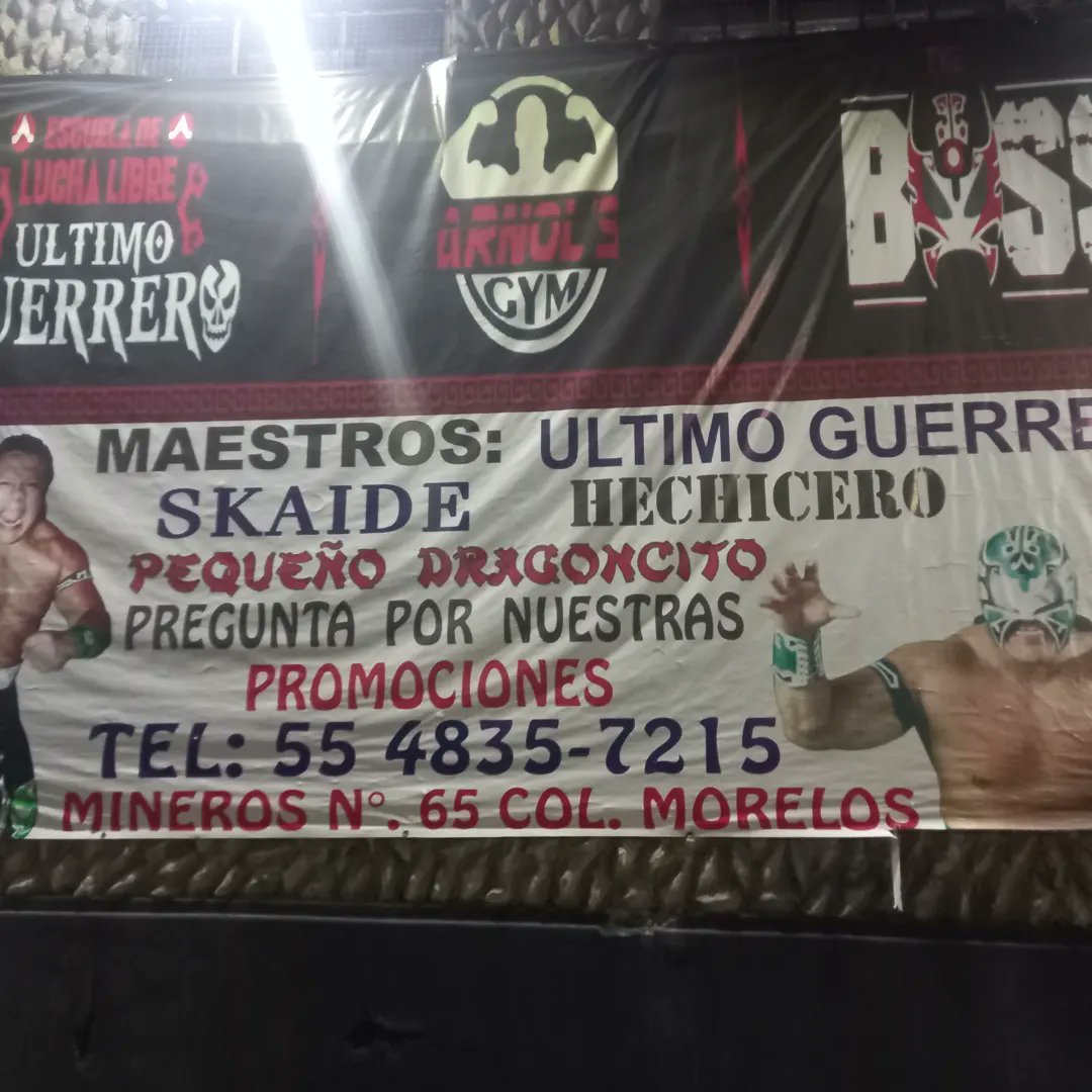 u_cmll's tweet photo. CON TODO UN ENTRENAMIENTO MAS DE LOS ALUMNOS QUE SON DE OTRO NIVEEEEEEEEEL .............
#CMLL
#ESCUELAULTIMOGUERRERO
#MINEROS#65
#COLMORELOS
#LUNESMIERCOLESYJUEVES
#DE8A10PM
#ULTIMODRAGONCITO
#CHINGOOOOOON https://t.co/31atliGpAV