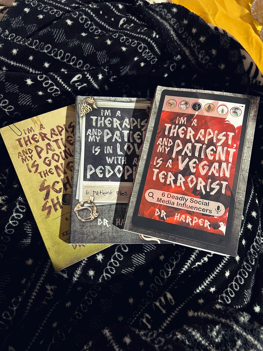 megivako's tweet photo. this trilogy and prequel are probably the best books i’ve ever read (and i read a LOTTT) i couldn’t put them down and finished all of them in a day and will def reread @DrHarperTherapy might just be my new fav author, i can’t wait for the sequel🫠 https://t.co/mKP8NgLPZy