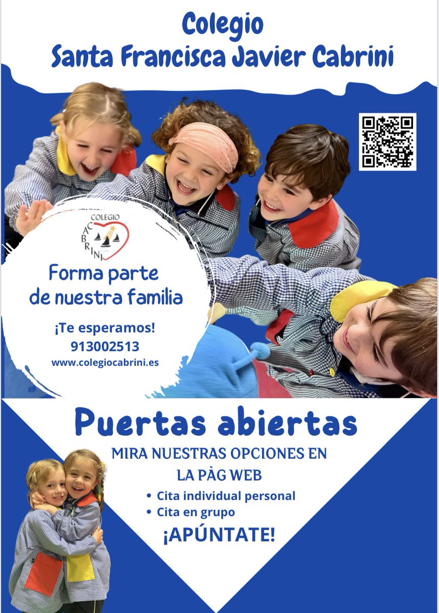 ¡Ven a conocer nuestro cole! 

#SomosCabrini