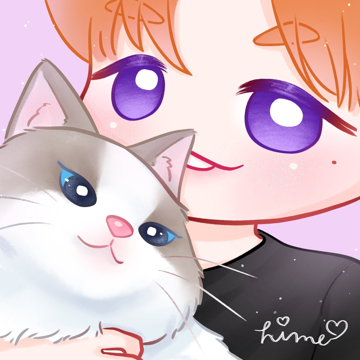 hime_palette's tweet photo. 우왕~ 고얌미  두  마리(?)  있네요~🐱🐱

#강다니엘 #KANGDANIEL #강다니엘팬아트 
@konnect_danielk https://t.co/u93PCgjAKn