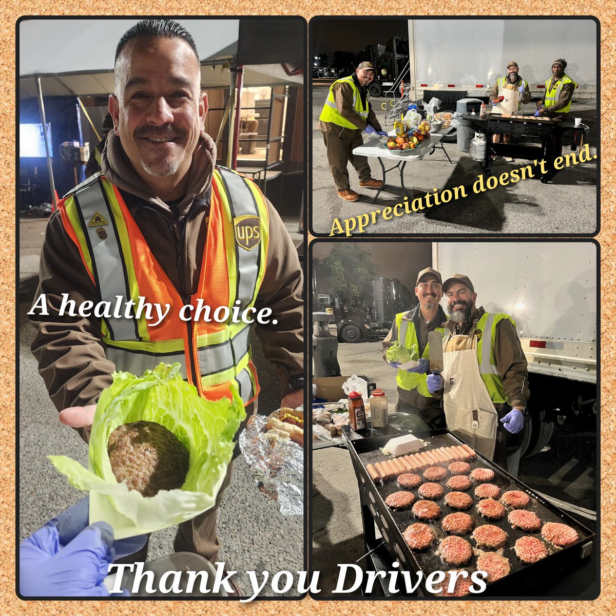 The appreciation doesn't end for our Feeder Drivers. @divine2wincom @jhartups @abarboza_31 @UPSOntarioDDST @IsaacRamirezso1 Thank you to the real Ambassadors of the road.