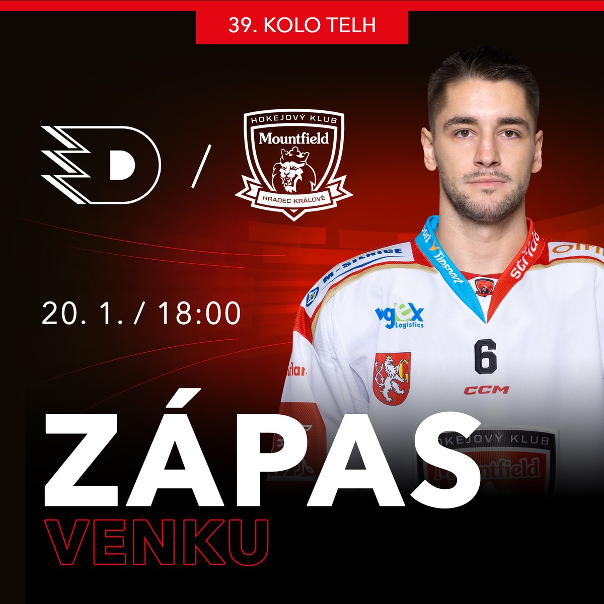 MountfieldHK's tweet photo. 💬 Lukáš #Cingel: „Pardubice nám budou chtít určitě poslední porážku vrátit a bude to zajímavé utkání. Navíc derby je vždy výjimečný zápas a postavení v tabulce nehraje roli.“
📝 https://t.co/KpfrW6sLB8
💞 https://t.co/jwGOE16Kv0 https://t.co/1ItKDF3a1k