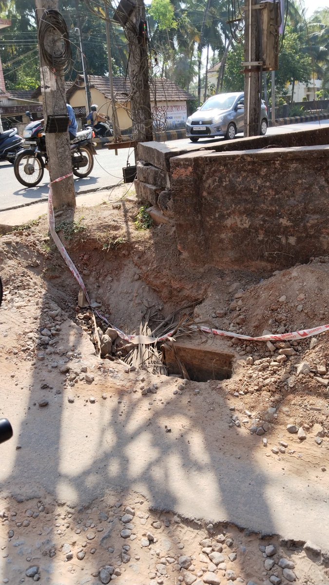 Shivai_26's tweet photo. @BJP4Karnataka @narendramodi Admire bjp but not bjp Karnataka. Double engine sarkar could not make a single road in our ward from last 3 years. https://t.co/hzpi0L8sJK