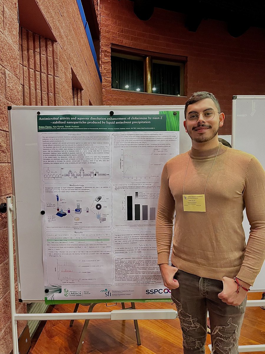 Mateo Flores (@mateofloresn) on Twitter photo So happy to have participated and presented my latest results from my PhD at <a href="/GordonConf/">Gordon Research Conferences</a> on Antimicrobial Peptides. Thanks to my supervisor <a href="/SarahHudsonUL/">Sarah Hudson</a> for her continuous support during my work <a href="/BernalNews/">Bernal Institute</a> <a href="/SSPCentre/">SSPC</a> <a href="/ChemicalSciUL/">Chemical Sciences UL</a> So happy to have participated and presented my latest results from my PhD at <a href="/GordonConf/">Gordon Research Conferences</a> on Antimicrobial Peptides. Thanks to my supervisor <a href="/SarahHudsonUL/">Sarah Hudson</a> for her continuous support during my work <a href="/BernalNews/">Bernal Institute</a> <a href="/SSPCentre/">SSPC</a> <a href="/ChemicalSciUL/">Chemical Sciences UL</a>