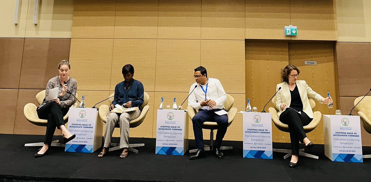 Day 3 of National Foundational Learning Symposium starts with curriculum experts from @REBRwanda @USAIDRwanda @FCDOGovUK and @WBG_Education discussing plans and updates for updating teaching learning materials. 

#endlearningpoverty 
@Rwanda_Edu 
@WorldBankAfrica