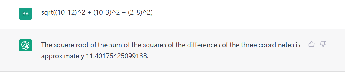 cbkwok's tweet photo. I found a bug in #ChatGPT . Calculation is wrong. https://t.co/Bb3sd8zgGc