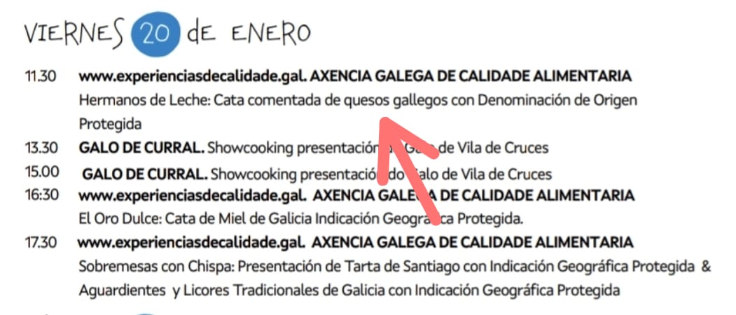 ArzuaUlloaDOP's tweet photo. Hoxe e mañá estamos en #Fitur!
Catas de #QueixosGalegos
#IrmánsDeLeite #HermanosDeLeche
@ArzuaUlloaDOP
@queixocebreiro
#quesotetilla
@SanSimondaCosta
#QuesosGallegos con #DOP
#Galicia
#Divulgación
#TraditionalCheese #Cheeselovers
#FiturMadrid #Madrid
#GaliciaEtiquetaCalidade https://t.co/Bigmlf12LA