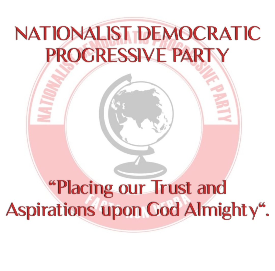 A Regional Party which stands for Justice, Equality, Freedom and Democracy by placing it's Trust and Aspirations upon God Almighty. 
<a href="/NDPPofficial/">NDPP</a> <a href="/SecyGeneralNDPP/">Secretary General, NDPP</a> @ndpp_YouthOrg