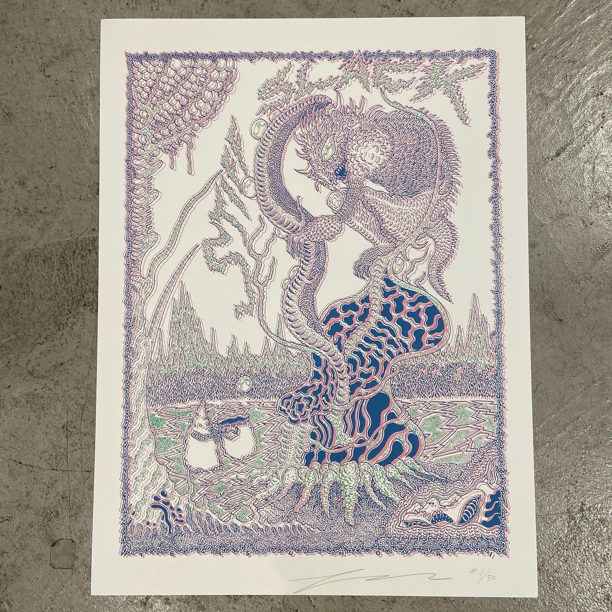 QUICKSANDの4thアルバム「Distant Populations」のアートワークを