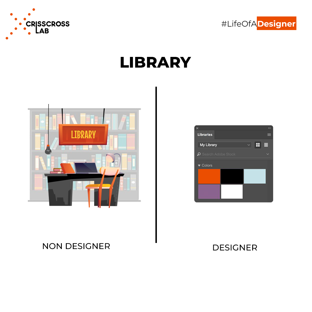 CrisscrossLab's tweet photo. Are you talking to the #designer in me or just 'me'? Specify, please!
#Digitalmarketing #marketing #agency #agencylife #meme #memesdaily #corporatememes #lifeofamarketer #memes #lifeofadesigner #designthinking #graphicdesign #library https://t.co/nDH5pY6Zd8
