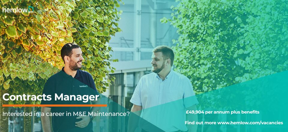 New #Vacancy! - Contracts Manager

This position is an office-based, client-facing role, managing a portfolio of M&E #HVAC #maintenance contracts & reporting directly to the Regional Manager.

Click the link for a full #job description bit.ly/3IXDWTR

#teamhemlow #facman