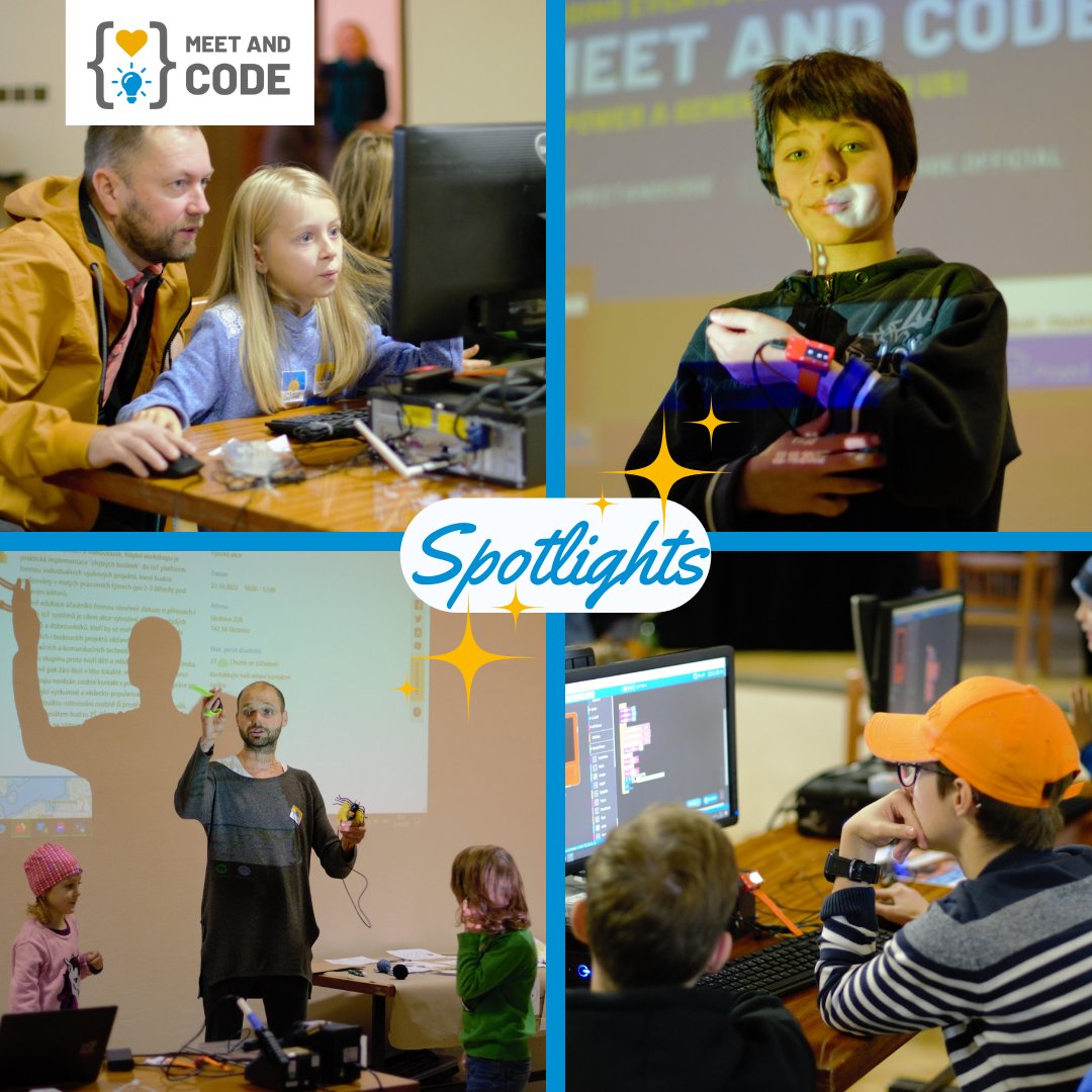 #FLASHBACKFRIDAY! 
#MeetAndCode2022 𝔼𝕧𝕖𝕟𝕥𝕤 𝕊𝕡𝕠𝕥𝕝𝕚𝕘𝕙𝕥 ✨

📸 Here are the highlights from the 'Smartwatches as the #InternetOfThings' #MeetAndCode2022  event for 8-18 YO by the Skrojek Z. S. from Czechia 🇨🇿 

🤝🏽 @TechSoupCZ 

#CodeEU #SAP4Good #MeetAndCode #IoT