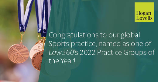 MichaelKuh's tweet photo. Psyched and proud to be part of the @HoganLovells sports practice.  We were just named as one of @Law360's 2022 Practice Groups of the Year!  Third time we have received this honor in the last four years.

#Sports #SportsLaw https://t.co/HDPzqSBBiP