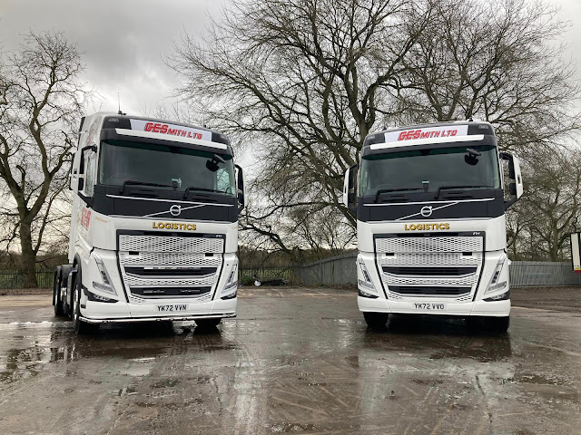 TruckingJobsUK's tweet image. G E Smith shine bright with two new Volvo FHs dlvr.it/Sh99LD #FleetNews #GESmith