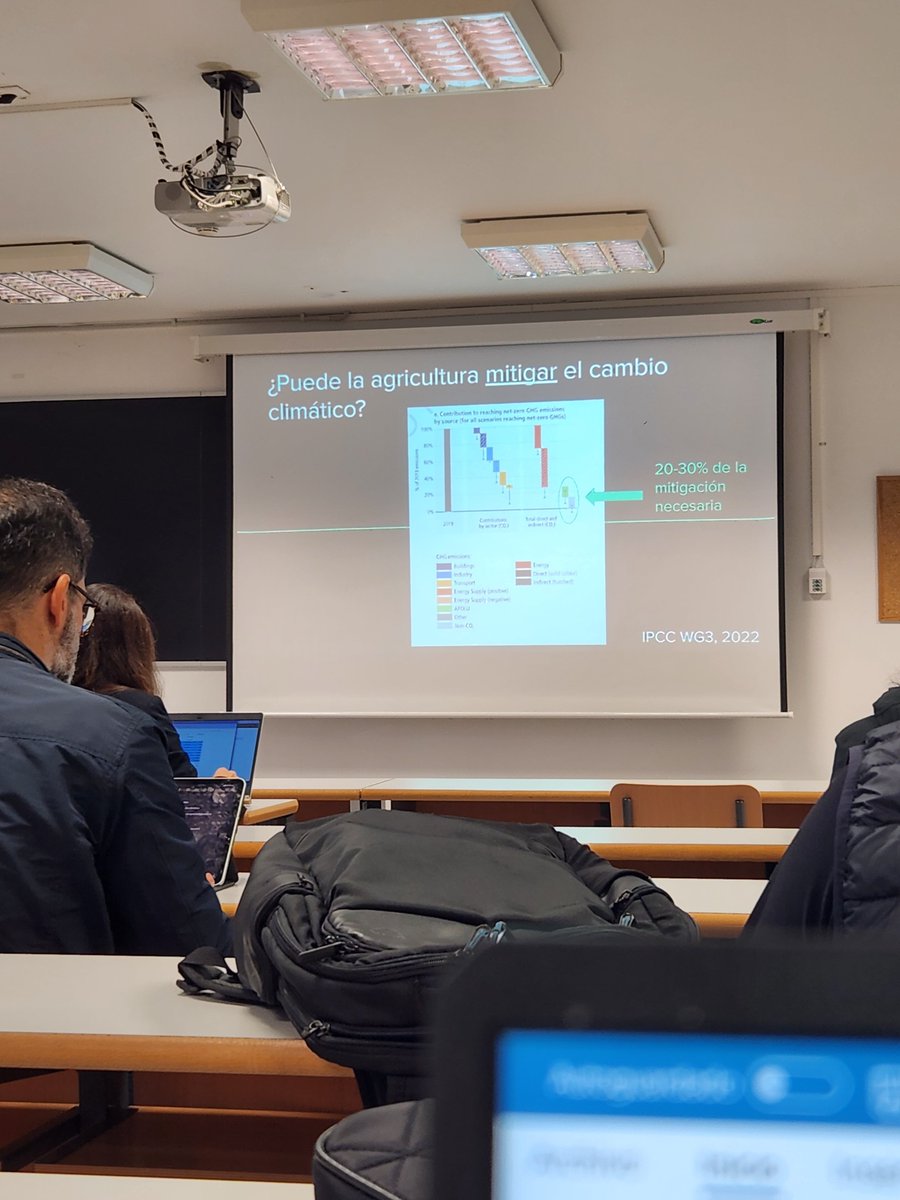 Empezamos el segundo día en el #IXCongreso de #Agroecología asistiendo al panel: "Herramientas agroecológicas frente al cambio climático".