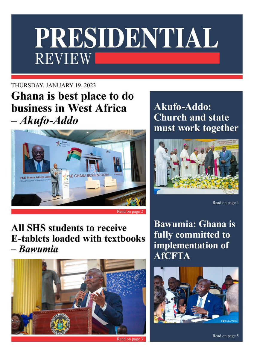 Patriotic_Lizz's tweet photo. Ghana is the best place to do business in West Africa - Prez @NAkufoAddo 

#PresidentialReview 
#WorkingGovernment https://t.co/dfcFMT1ttd