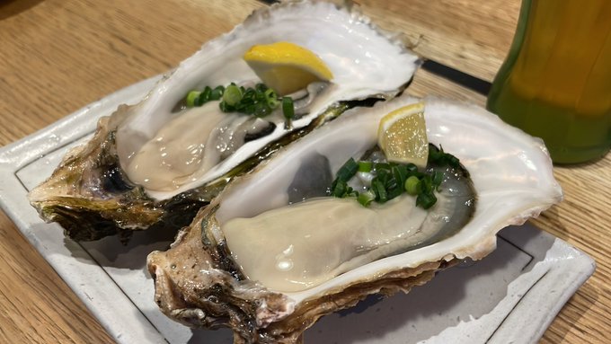 今日の牡蠣は絶対美味い。俺には分かる( ˇωˇ ) 