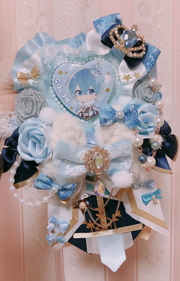 新しいころんくんの痛バ完成しました💙✨ 冬イメージで製作しました