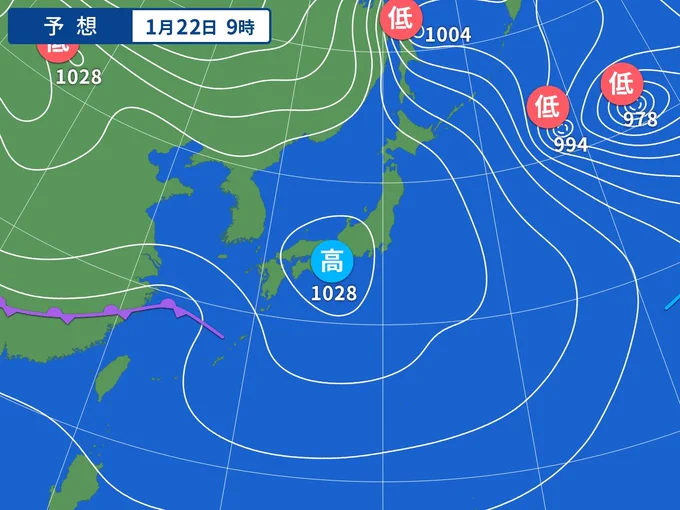 今晩雪降ったら、雪を降らせた高気圧が張り出してくるから晴れそうですね来週から本気で雪降ってくるのかな? 