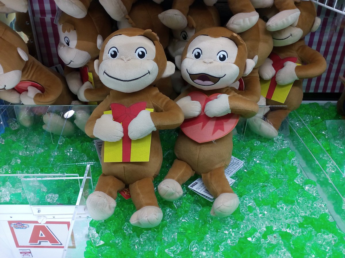 🆕新景品情報📣】 おさるのジョージ[SP]THANKSぬいぐるみ が入荷しま
