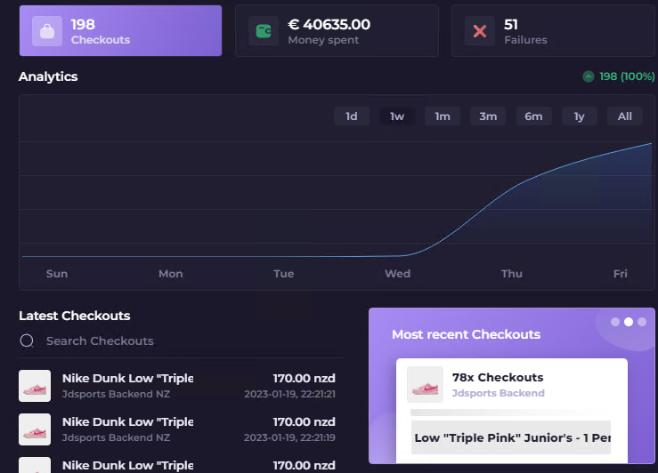 Carlos Brigante (@brigantesneaks) on Twitter photo Easy with <a href="/KallistoAIO/">Kallisto</a> 🚀
Group🥷🏼: <a href="/thesoleradar/">soleradar</a>
Proxy⚡️: <a href="/PorterProxies/">Porter Proxies</a>
Gang👨🏻🌾: <a href="/ChefsUnknown/">UnknownChefs</a> & <a href="/Unknwnlabs/">Unknown Labs FNF</a> Easy with <a href="/KallistoAIO/">Kallisto</a> 🚀
Group🥷🏼: <a href="/thesoleradar/">soleradar</a>
Proxy⚡️: <a href="/PorterProxies/">Porter Proxies</a>
Gang👨🏻🌾: <a href="/ChefsUnknown/">UnknownChefs</a> & <a href="/Unknwnlabs/">Unknown Labs FNF</a>