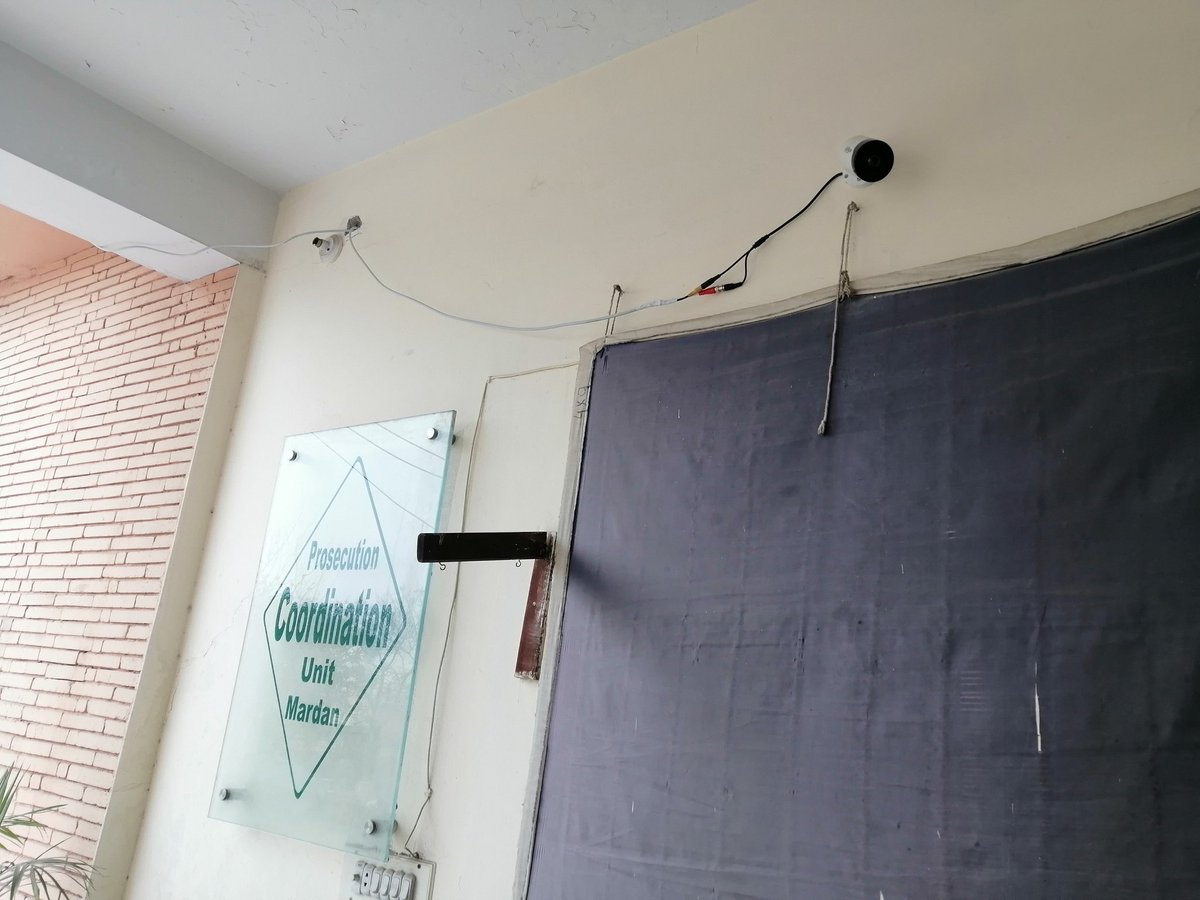 DPPMardan's tweet photo. With directions of DG Prosecution Installation of CCTV  Cameras at DPP office Mardan https://t.co/qGylXfDGvF