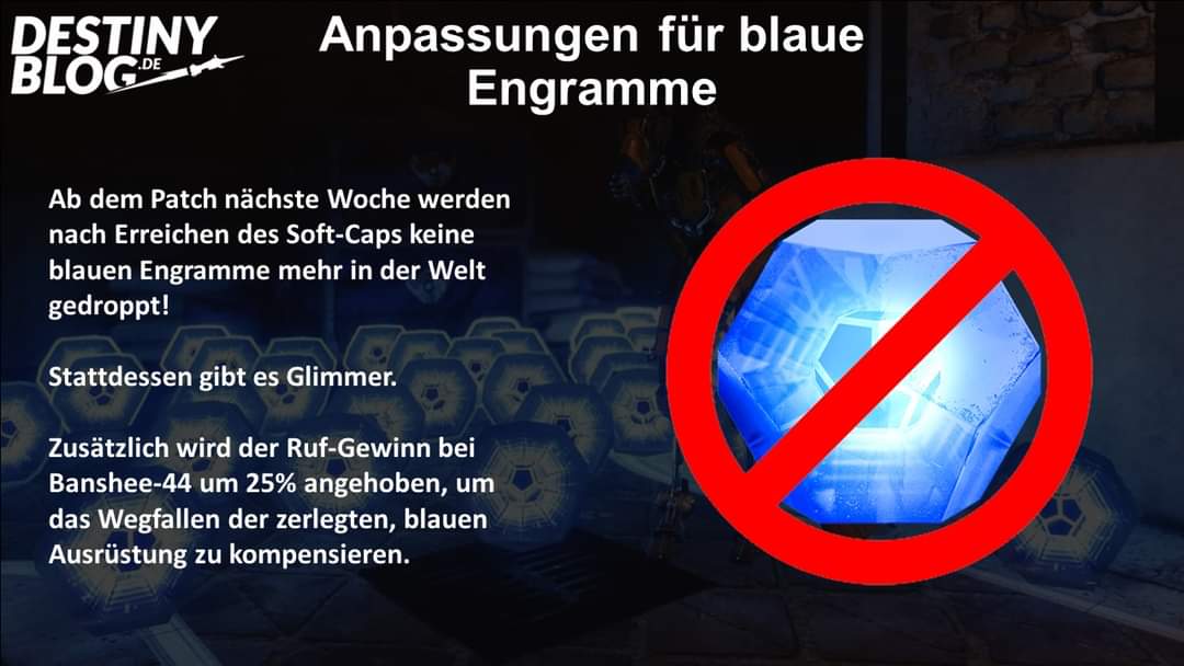 DestinyblogDe's tweet photo. Es gibt sehr gute Nachrichten! Ab nächster Woche haben wir, hoffentlich, deutlich weniger zu zerlegen. 😊
https://t.co/Kw6oVIsRHD
#Destiny2 #destinyblogde #blueengram #Bungie https://t.co/rTzf63C7r1
