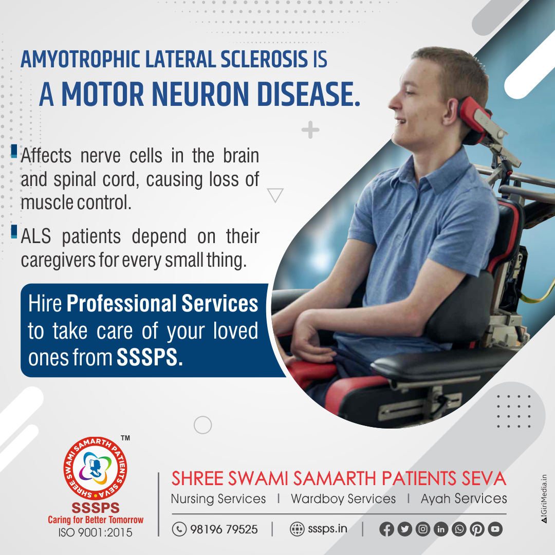 Providing compassionate and dedicated care to those living with Motor Neuron Disease, we strive to make a positive difference in the lives of our patients and their families.

#caringforlovedones #professionalcaregiving #motorneurondisease #shriswamisamarthpatientsseva #india