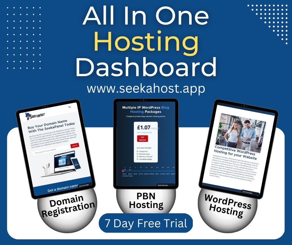 atSeekaHost's tweet image. All In One Hosting Dashboard using the uniquely designed SeekaPanel.

A custom made management panel for your domains, websites and even tracking sites!
seekahost.app
#cpanelalternative #wordpress #hosting