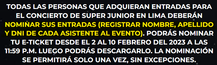 Ari_Rosell's tweet photo. Hola! Estoy vendiendo mi entrada para #SuperJunior en Lima porque no podré ir :(

Tengo 1 entrada a preferencial. Compré en preventa.

Se puede nominar la entrada!! https://t.co/wcZ6fYY52z