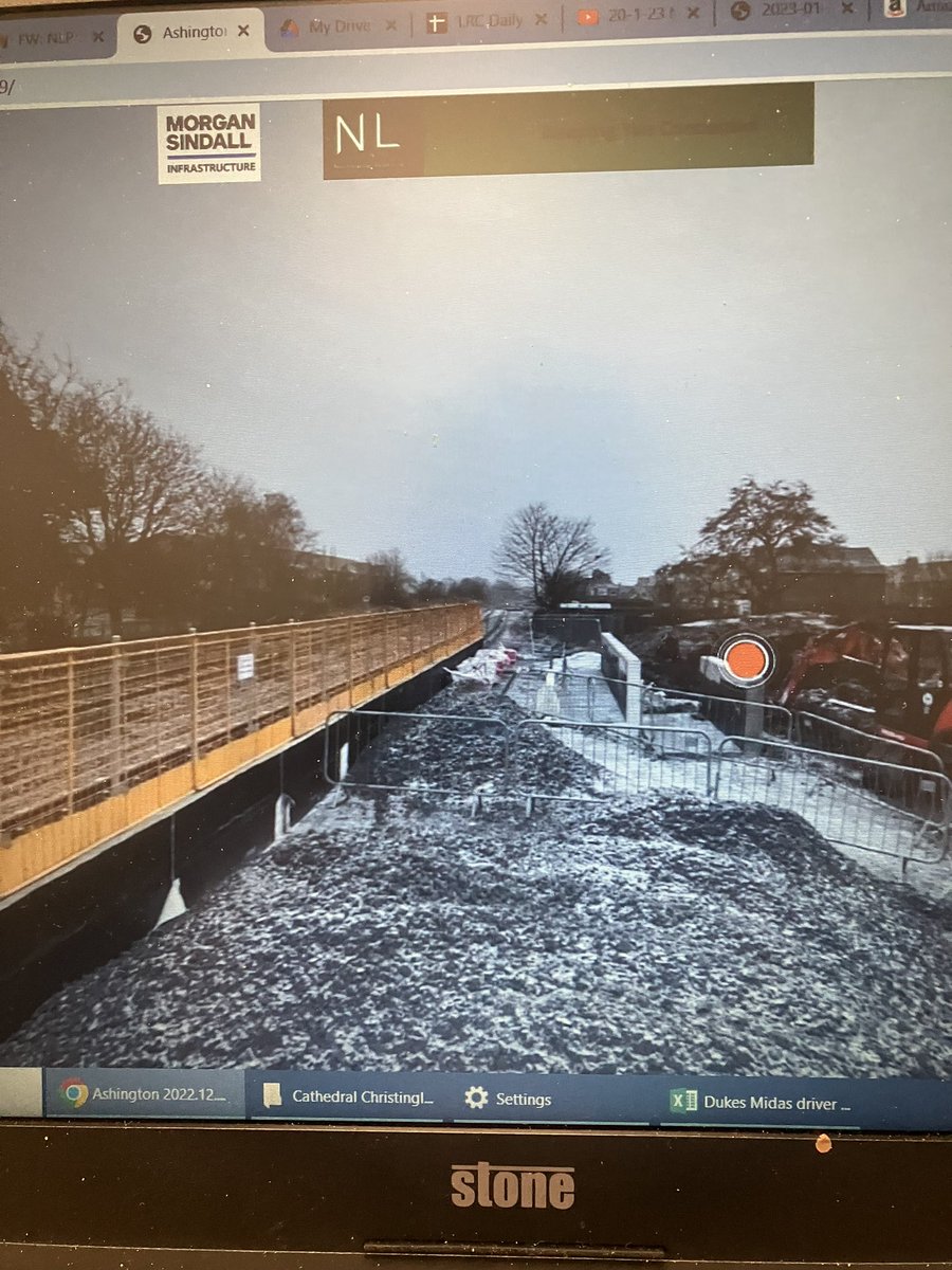 NCEAChaplain's tweet photo. Thank you to Emily from @morgansindall_i for sharing images of progress with #NorthumberlandLine #Ashington with @DukesNCEAT #RailClub today @SENRUG_2004 @RichardMWCA https://t.co/fgX6gHtbHc