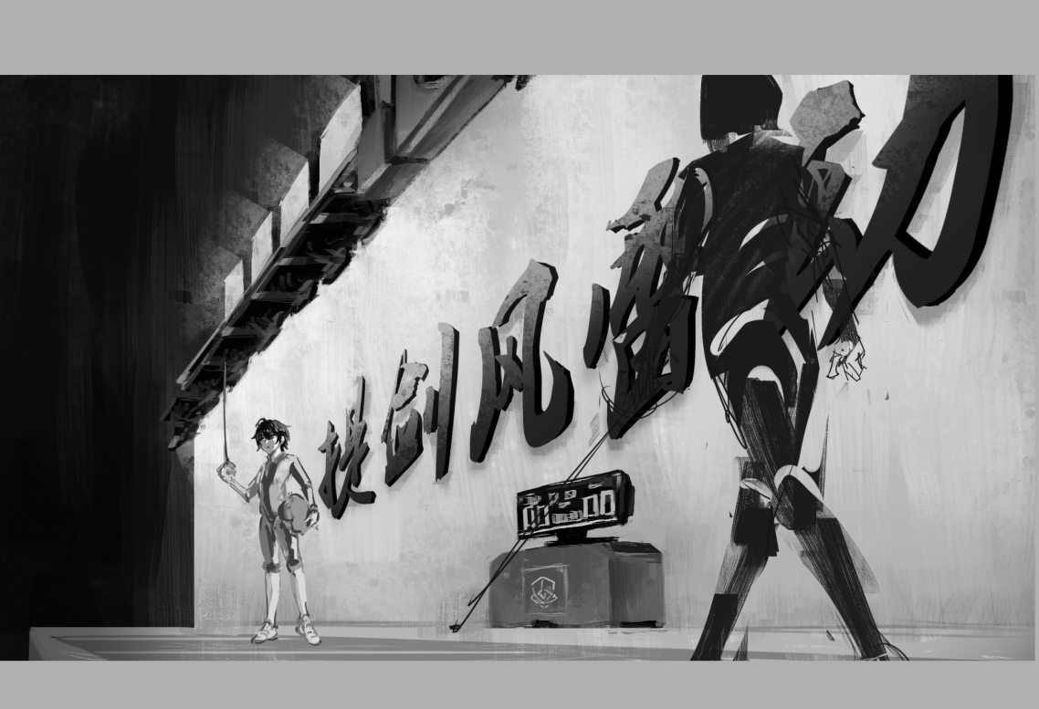 TTXiao1's tweet photo. Before Fencing Competition https://t.co/y4hUyQLO8j