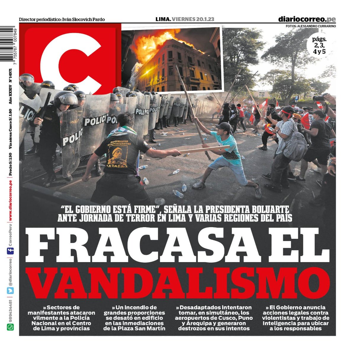 IndiraHuilca's tweet photo. Volvimos a los 90s, la "prensa" al servicio del poder miente sin pudor, repitiendo el guión d la tirana. No faltaron los psicosociales como culpar a los manifestantes del incendio de la casona en el centro de Lima. Como los vecinos los desmintieron la noticia ya no importó tanto. https://t.co/4S6fd3OBgV